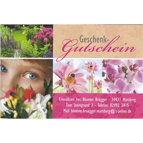 Motiv 1 - Freude Geschenkgutschein 