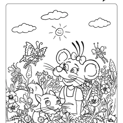 Betty Blüh Ausmalbild 1 26